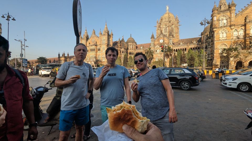 Discover Mumbai's street & beach with Vegetarian food tour - Getting Around: Included Transport and a Train Ride Between Stops