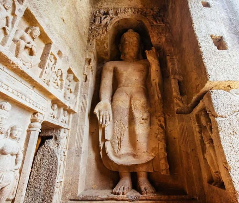 Mumbai: Buddhist Kanheri Caves with Golden Pagoda Temple - Sanjay Gandhi National Park Stop: Quick Views and a Breather