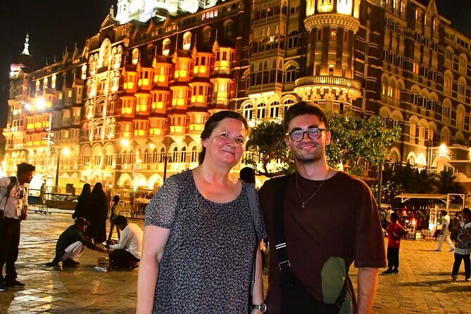 Mumbai by Night: Private Tour of Iconic Sights in Lights - CST Railway Station at night: Victoria Terminus in Gothic Revival detail