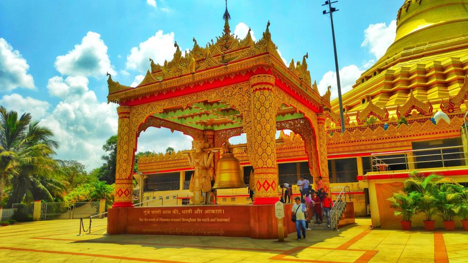 Mumbai: Kanheri Caves and The Golden Pagoda Temple - Summit views that make Mumbai feel different