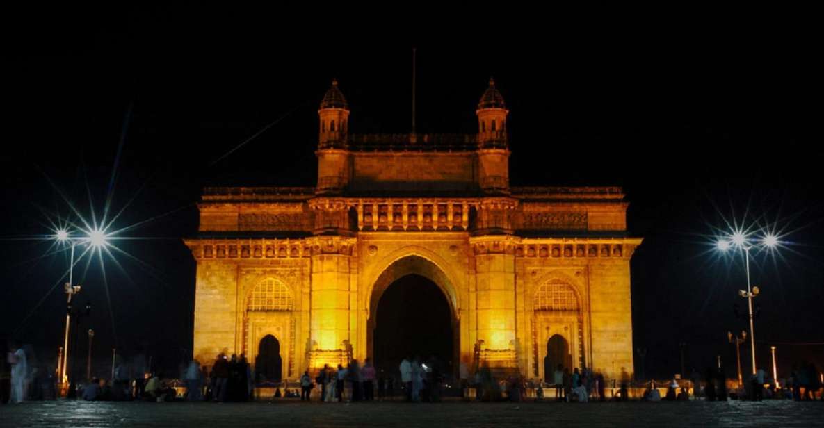 Mumbai Night Tour - Gateway of India at Night: The Floodlit Icon Moment